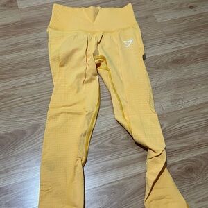 Gymshark yellow leggings